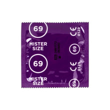 Prezervativ ultra-subțire MISTER SIZE 69, lubrifiat și rezistent, diametru 69 mm, 1 bucată