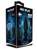 Plug anal electric MR PLAY, cu telecomanda, din silicon, cu 12 functii de vibrare, negru