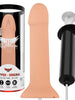 Dildo cu functie de ejaculare MYTHOLOGY Flipper Squirting Dildo, silicon moale si flexibil, culoarea pielii, 17 cm