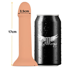 Dildo cu functie de ejaculare MYTHOLOGY Flipper Squirting Dildo, silicon moale si flexibil, culoarea pielii, 17 cm