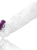 Manson OHMAMA - NERVURI, pentru extensia penisului, cu mini vibrator, transparent,13 cm