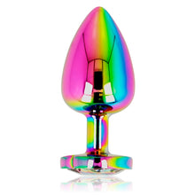 Plug anal OHMAMA - Iridescent Heart, din material metalic, marime L