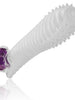 Manson OHMAMA - STRIATII, pentru extensia penisului, cu mini vibrator, transparent, 15 cm