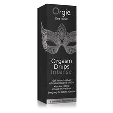 Picaturi gel intim ORGIE Orgasm Drops Intense, stimulare clitoris si exitare, 30 ml