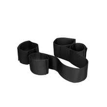 Curea pentru jocuri sexuale OUCH - Adjustable Hand and Ankle Restraints, culoare neagra