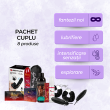 Pachet începători pentru Cuplu „Plăcerea se descoperă în doi”, conține 6 produse pentru explorare intimă în cuplu