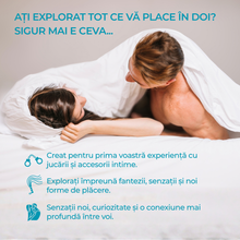 Pachet începători pentru Cuplu „Plăcerea se descoperă în doi”, conține 6 produse pentru explorare intimă în cuplu