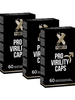 Pachet bărbați: 3 cutii capsule XPOWER Pro Virility, pentru potență, virilitate, stimulare erecție și creștere testosteron, 3 x 60 buc