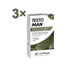 Pachet bărbați: 3 cutii capsule TESTOMAN Testosterone, LABOPHYTO, pentru erecții puternice și creșterea nivelului de testosteron, 3 x 60 capsule