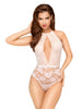 Lenjerie Teddy Penthouse Toxic Powder, alb, mărime S/M