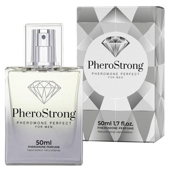 Parfum cu feromoni Pherostrong PERFECT, pentru barbati, gri diamond, 50 ml