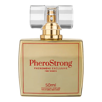Parfum cu feromoni PHEROSTRONG Exclusive For Women, pentru femei, note de coacăze negre, iris și praline, 50 ml
