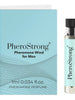 Mostră parfum cu feromoni PHEROSTRONG Wind For Men, pentru bărbați, note de angelica, bergamotă și mosc, 1 ml