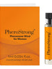 Mostră parfum cu feromoni PHEROSTRONG Wind For Women, pentru femei, note de măr verde, mentă și trandafir bulgăresc, 1 ml