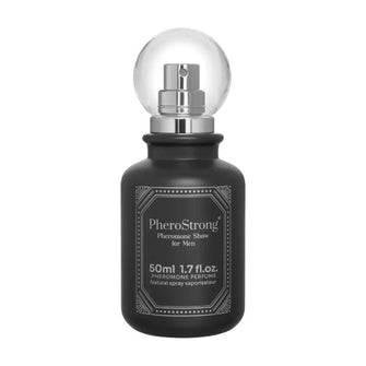 Parfum cu feromoni PHEROSTRONG Show For Men, pentru bărbați, note de lavandă, boabe de tonka și rășină benzoică, 50 ml