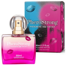 Parfum cu feromoni Pherostrong HQ, pentru femei, lips colours, 50 ml