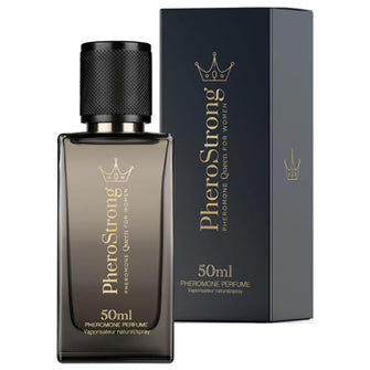 Parfum cu feromoni Pherostrong QUEEN, pentru femei, regal negru, 50 ml