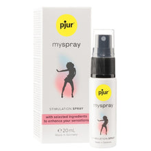 Pachet pentru cupluri: Spray bărbați PJUR Superhero Performance STRONG, 20 ml + Spray femei PJUR MySpray Stimulation Original, 20 ml