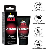 Crema Pjur Man XTEND, cu Ginkgo & Ginseng, pentru rezistenta erectiilor si excitare, 50 ml