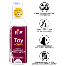 Lubrifiant Pjur - Toy Lube, pentru utilizarea cu jucarii erotice, pe baza de apa, 100 ml