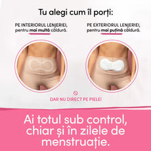 Plasturi termici ENROUSH, ajută la calmarea durerilor menstruale, subțiri și invizibili, 3 buc