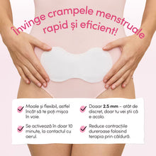 Plasturi termici ENROUSH, ajută la calmarea durerilor menstruale, subțiri și invizibili, 3 buc