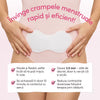 Plasturi termici ENROUSH, ajută la calmarea durerilor menstruale, subțiri și invizibili, 3 buc
