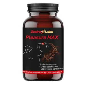 Capsule DesireLabs - PleasureMax, pentru un orgasm intens si cresterea dorintei sexuale, 90 capsule