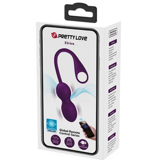 Bile KEGEL - PRETTYLOVE Elvira, 12 functii de vibratie, control la distanta prin aplicatie mobila