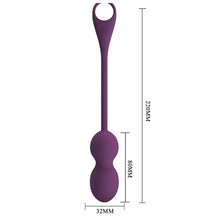 Bile KEGEL - PRETTYLOVE Elvira, 12 functii de vibratie, control la distanta prin aplicatie mobila