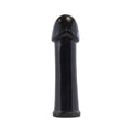 Plug anal PROWLER RED The Helmet Black, din TPE moale, lungime inserabilă 22.8 cm, diametru 7.2 cm, negru