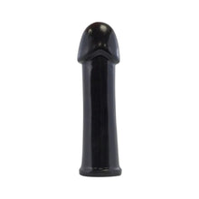 Plug anal PROWLER RED The Helmet Black, din TPE moale, lungime inserabilă 22.8 cm, diametru 7.2 cm, negru