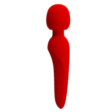 Aparat de masaj tip Hitachi PRETTY LOVE Meredith, 7 funcții de vibrație, design elegant, rezistent la apă, din silicon moale, culoare roșu