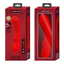 Vibrator PRETTY LOVE Prescott, design elegant, 12 funcții de vibrație, funcție de memorie, din silicon moale, culoare roșu