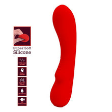 Vibrator PRETTY LOVE Prescott, design elegant, 12 funcții de vibrație, funcție de memorie, din silicon moale, culoare roșu