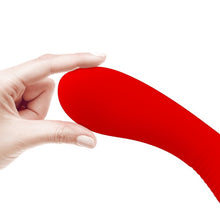 Vibrator PRETTY LOVE Prescott, design elegant, 12 funcții de vibrație, funcție de memorie, din silicon moale, culoare roșu