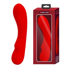 Vibrator PRETTY LOVE Prescott, design elegant, 12 funcții de vibrație, funcție de memorie, din silicon moale, culoare roșu