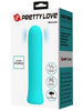 Vibrator Bullet PRETTY LOVE - BLANCHE Blue reincarcabil, cu 12 functii de vibratii