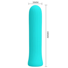 Vibrator Bullet PRETTY LOVE - BLANCHE Blue reincarcabil, cu 12 functii de vibratii