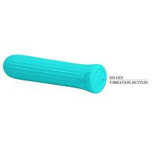 Vibrator Bullet PRETTY LOVE - BLANCHE Blue reincarcabil, cu 12 functii de vibratii