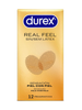 Prezervative subtiri Durex RealFeel, fara latex, senzatie naturala, 56 mm, 1 cutie x 12 buc