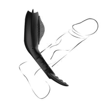 Inel pentru penis B-SERIES Penis Ring Licking Vibrations, cu telecomandă și stimulator cu funcție de simulare sex oral, negru