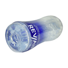 Masturbator RevAir - Pro, cu trei camere de placere, 16.51 cm, albastru