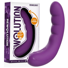 Vibrator REWOLUTION REWOCURVY, reincarcabil, flexibil, 10 functii de vibratii