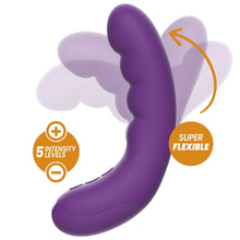 Vibrator REWOLUTION REWOCURVY, reincarcabil, flexibil, 10 functii de vibratii