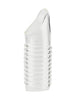 Manson RevSleeves - Ribbed Penis Sleeve with Ball Loop, pentru stimulare intensă și ingroșare, transparent