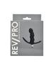 Plug anal RevPro - Vibrating Prostate Massager, din silicon, culoarea neagra, 8.5 cm