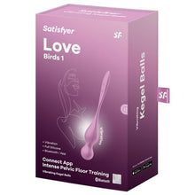 Vibrator SATISFYER - LOVE BIRDS, pentru exercitii Kegel, 12 functii de vibrare, roz