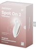 Vibrator SATISFYER - SPOT ON 2 cu incarcare USB, din silicon, 12 functii de vibrare