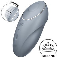 Vibrator SATISFYER - TAP & CLIMAX tip Lay-On, 11 funcții de vibrații